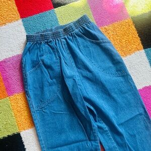 Vintage Blue Denim Pants